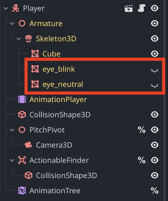 Access to objects in the imported Godot scene