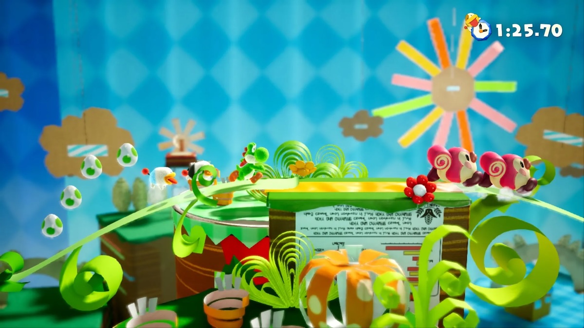 I love the commitment to craft materials and diorama lighting in Yoshi's Crafted World.