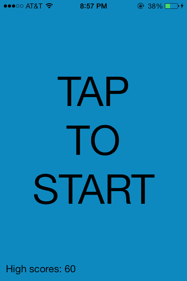 Start screen